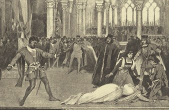 Opera Otello by Giuseppe Verdi at the Mariinsky Theatre in Saint Petersburg, November 26, 1887, 1887