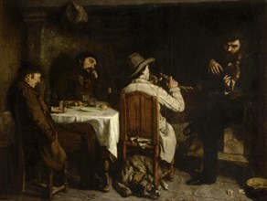 Afternoon in Ornans (Une après-Dinée à Ornans), 1849.