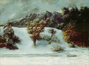 Winter Landscape with the Dents du Midi, 1876.