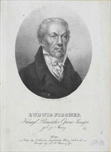 Portrait of the opera singer Ludwig Fischer (1745-1825), .