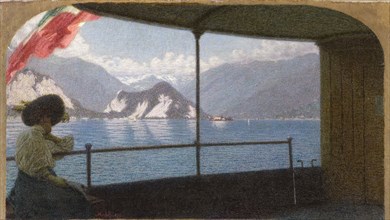 A Boat on Lake Maggiore, 1915.