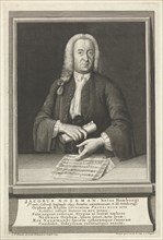 Portrait of the Composer Jacob Nozeman (1693-1745), 1745.