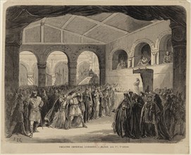 Opera Macbeth by Giuseppe Verdi. Paris, Théâtre-Lyrique, 21.04.1865, 1865.