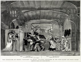 Premiere of the opera Falstaff by Giuseppe Verdi at La Scala in Milan on 9 February 1893, 1893.