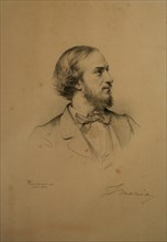 Portrait of the tenor Giovanni Matteo Mario (1810-1883), 1858.
