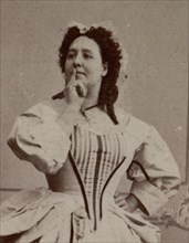 Rosina Penco (1823-1894) as Leonora in Opera Il trovatore by Giuseppe Verdi, Teatro Apollo, Rome, 19
