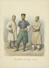 Kazan Tatars of 1869 (From the series Clothing of the Russian state), 1869.