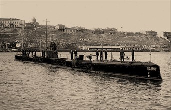 Submarine Tyulen in Sevastopol, 1915.