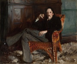 Portrait of Robert Louis Stevenson (1850-1894), 1887.