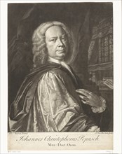 Portrait of the Composer Johann Christoph Pepusch (1667-1752), First half of the 18th cent..