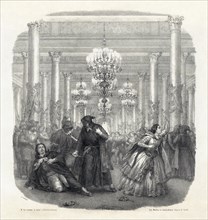 Frontispiece of the vocal score of opera Un Ballo in maschera by Giuseppe Verdi, 1860.