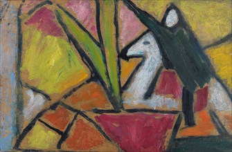 Untitled, fragment (Still Life with green Reiter), 1908.