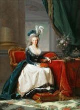 Portrait of Queen Marie Antoinette of France (1755-1793), ca 1788.