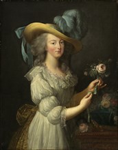 Portrait of Queen Marie Antoinette of France (1755-1793), after 1783.