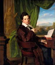 Portrait of the composer Heinrich Maria Schmidt, 1835.