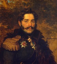 Portrait of General Count Alexander Fyodorovich Shcherbatov (1773-1817), 1826.