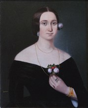 Portrait of Giuseppina Strepponi (1815-1897), c. 1850.