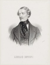 Portrait of the baritone Giorgio Ronconi (1810-1890), 1830s.