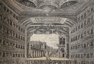 Teatro La Fenice in Venice, 1829.