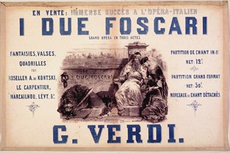 I due Foscari (The Two Foscari). Opera in three acts by Giuseppe Verdi, Paris, 1870-1875.