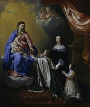 Louis XIV offers the Madonna a crown and sceptre, c. 1643.