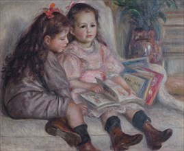 Jean and Geneviève, Martial Caillebotte's children, 1895.