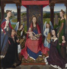 The Virgin and Child with Saints and Donors (The Donne Triptych). The central panel, ca 1478.