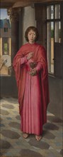 Saint John the Evangelist. The Donne Triptych, ca 1478.