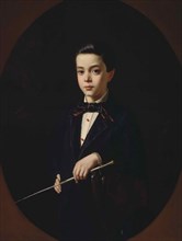 Portrait of B.A. Naryshkin as child, 1854.