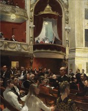 An Evening at the Royal Theatre, Copenhagen, 1887-1888.
