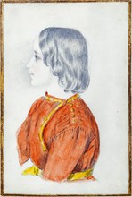 Portrait of Grigori Alexandrovich Pushkin (1835-1905), Son of the Poet, 1844.
