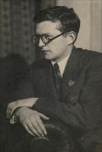 Portrait of the composer Dmitri Shostakovich (1906-1975), 1940.