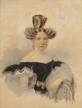 Portrait of Countess Sofia Alexeevna Lvova (1811-1883), née Perovskaya, 1830s.