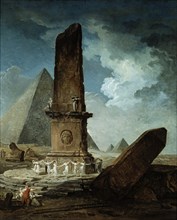 Young Girls Dancing Around an Obelisk, 1798.