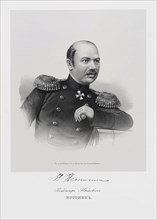 Portrait of Admiral Vladimir Ivanovich Istomin (1809-1855), 1855.