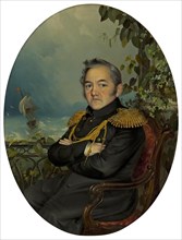 Portrait of Admiral Mikhail Lazarev (1788-1851), 1840s.