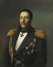 Portrait of Admiral Nikolay Karlovich Krabbe (1814-1876), 1874.