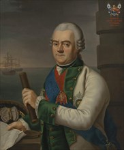 Portrait of Admiral Grigory Andreyevich Spiridov (1713-1790), Early 19th cen.
