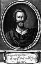 Portrait of the poet John Donne (1572-1631), 1633.