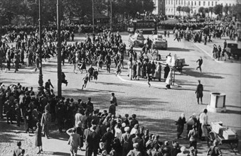 The Soviet Red Army in Riga, 1940, 1940.