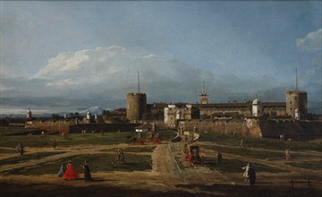 Castello Sforzesco in Milan, 1744.