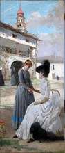 Visit to the convent, 1887.