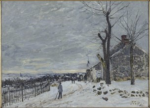 Snow at Veneux-Nadon, c. 1880.