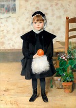 Little Girl with Orange, 1889.