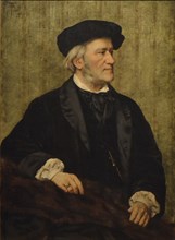 Portrait of the composer Richard Wagner (1813-1883), 1883.