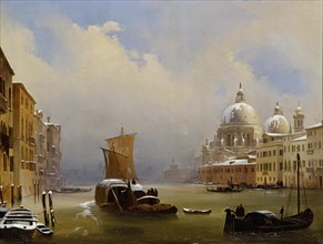 Snow in Venice, 1841.