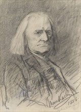 Portrait of Franz Liszt (1811-1886), 1886.