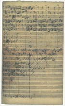 Autograph manuscript of the Cantata O Ewigkeit, du Donnerwort (O eternity, you word of thunder), 172