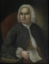 Portrait of Johann Sebastian Bach, before 1754.