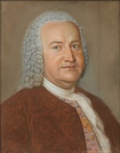 Portrait of Johann Sebastian Bach, ca 1730.